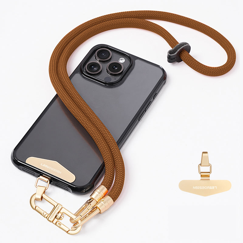 LEEU DESIGN Climbing Series 85cm Phone Lanyard Adjustable Cell Phone Crossbody Neck Rope LEEU DESIGN Climbing Series 85cm Phone Lanyard Adjustable Cell Phone Crossbody Neck Rope